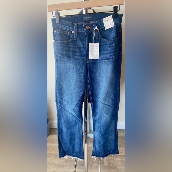 26T🔖 J. Crew Billie Demi Boot Crop Jean Denim J6300 MLA Raw Hem $168 - Picture 7 of 12